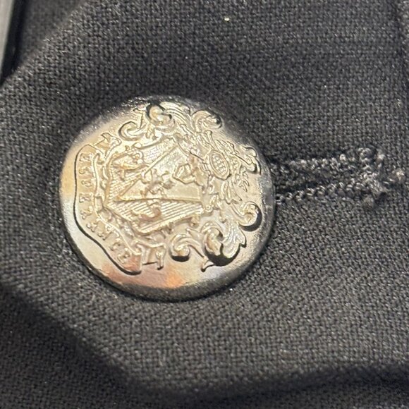 Veronica Beard black slim leg Renzo pants w/silver buttons sz 4 - Picture 10 of 10